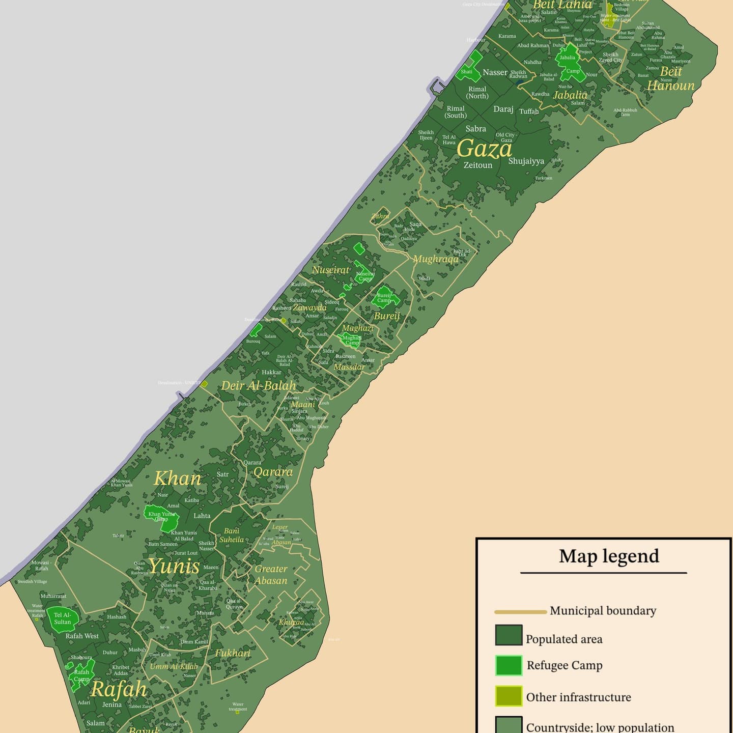 Gaza, Obstetrics Emergency: Children Among Waste, Deprived of Dignity
